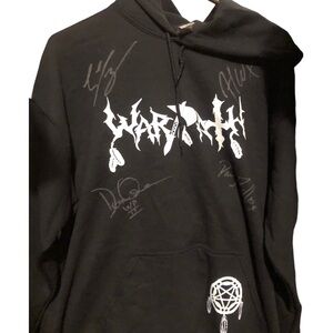 Warpath autographed hoodie Lg